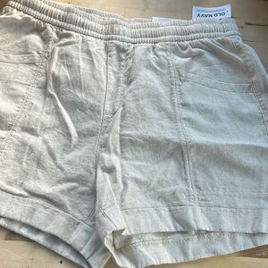 Cute old navy shorts new with tags linen blend cute with pockets